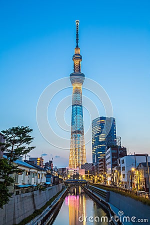 The Tokyo Skytree Editorial Stock Photo