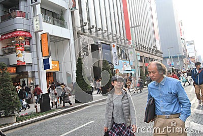 Pedestrian, urban, area, street, city, town, infrastructure, public, space, crowd, road, downtown, neighbourhood, vehicle, recreat Editorial Stock Photo