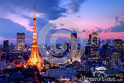 Tokyo Tower Stock Photo