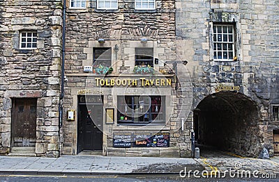 Tolbooth Tavern in Edinburgh Editorial Stock Photo