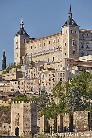 Toledo architecture. Spanish medieval historic world heritage site Stock Photo