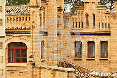 Toledo house Mudejar-Style Stock Photo