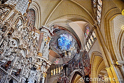 Cathedral of Toledo, Spain Editorial Stock Photo