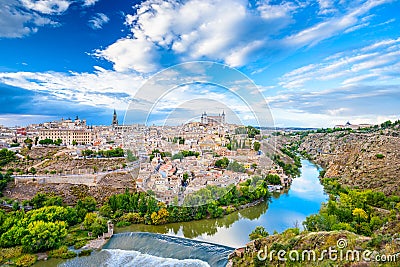 Toledo, Spain Old City Skyline Stock Photo