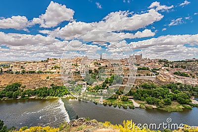 Toledo, Spain old town city skyline Editorial Stock Photo