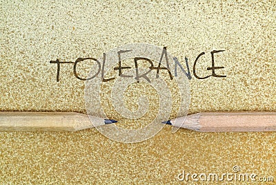 Tolerance Stock Photo