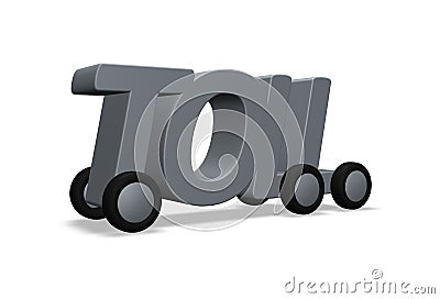 Toll Cartoon Illustration