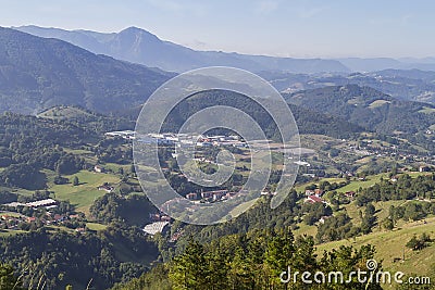 Tolosa town sorroundings Stock Photo