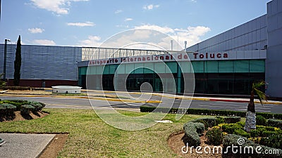 Toluca Mexico international airport main face Stock Photo