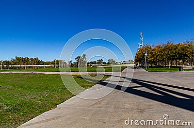 Tom Hanafan River`s Edge Plaza Council Bluffs Iowa Stock Photo