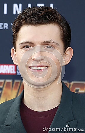 Tom Holland Editorial Stock Photo