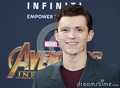 Tom Holland Editorial Stock Photo