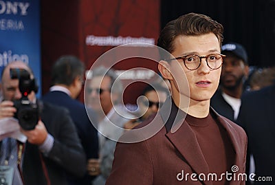 Tom Holland Editorial Stock Photo