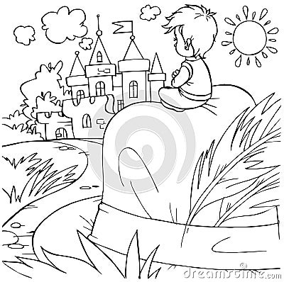 Tom Thumb (fairy-tale character) Cartoon Illustration