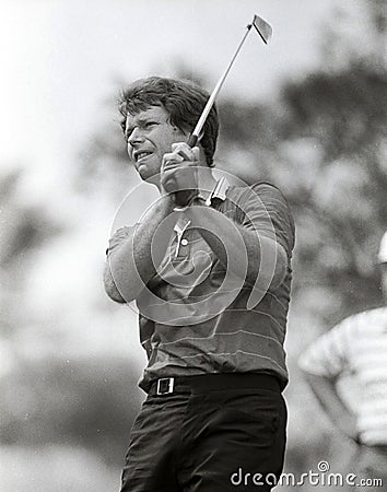 Tom Watson Professional Golfer. Editorial Stock Photo