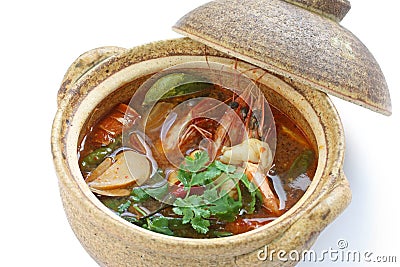 Tom yam kung , thai cuisine Stock Photo