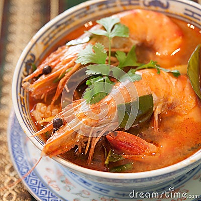 Tom Yam Kung Stock Photo