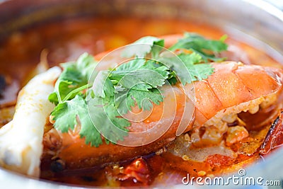 Tom yam kung Stock Photo