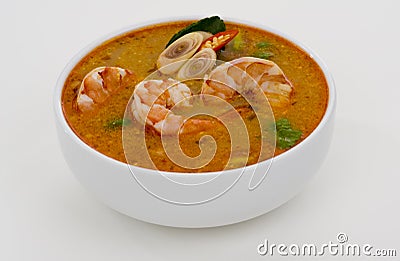 Tom yum goong Stock Photo