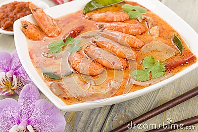 Tom Yum Goong Stock Photo