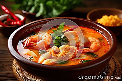 Tom Yum Goong,Thai Food Stock Photo