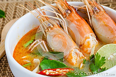 Tom Yum kung Stock Photo