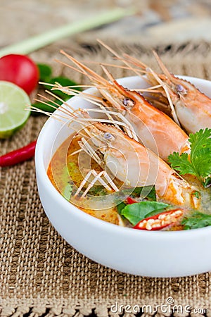 Tom Yum kung Stock Photo