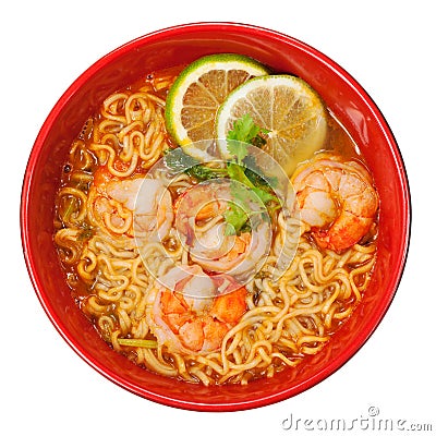 Tom Yum Soup Stock Photo