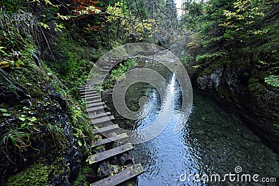 Tomasovska Bela, Slovensky raj, Slovakia Stock Photo