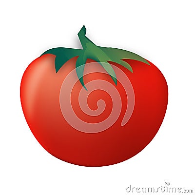 Tomato Cartoon Illustration