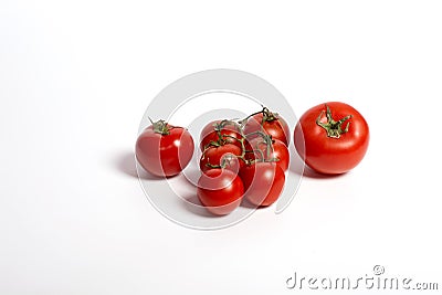 Tomato compositions Stock Photo