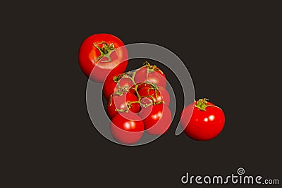 Tomato compositions Stock Photo