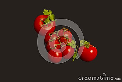 Tomato compositions Stock Photo