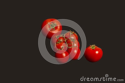 Tomato compositions Stock Photo