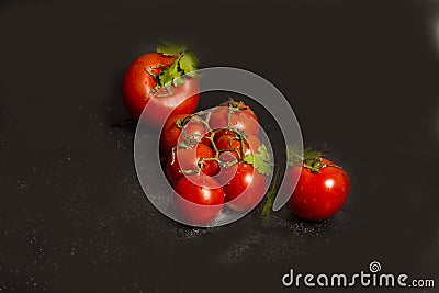 Tomato compositions Stock Photo