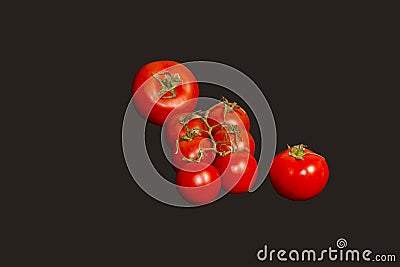 Tomato compositions Stock Photo