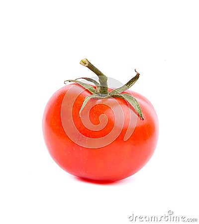 tomato on a white background Stock Photo