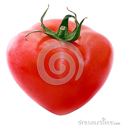 Tomato heart Stock Photo