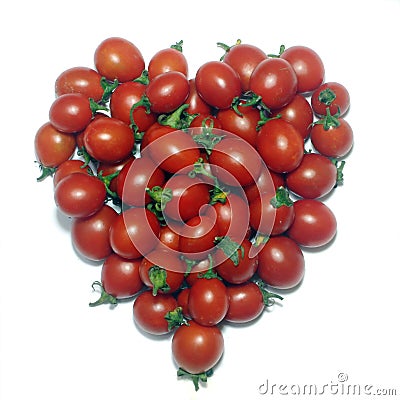 Tomato heart Stock Photo