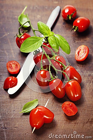 Tomato heart Stock Photo