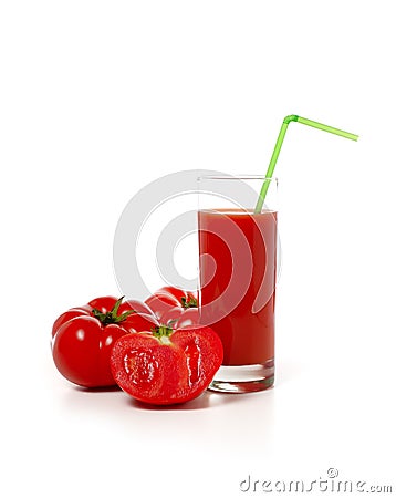 Tomato juice Stock Photo