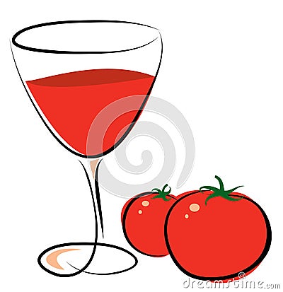 Tomato Juice Stock Photo