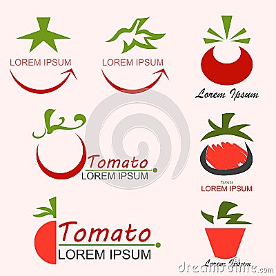 Tomato Logo Vector Illustration