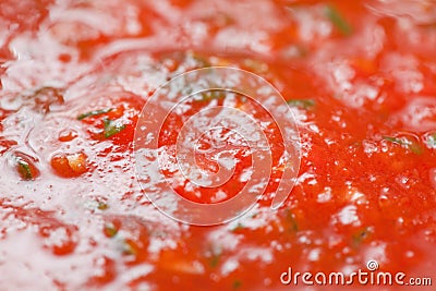 tomato sauce Stock Photo