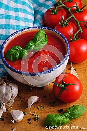 Tomato sauce Stock Photo