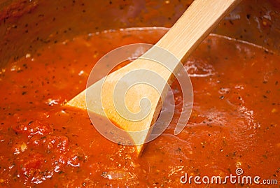 Tomato Sauce Stock Photo