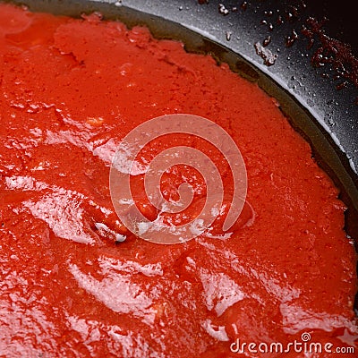 Tomato sauce Stock Photo