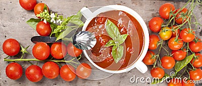 Tomato sauce Stock Photo