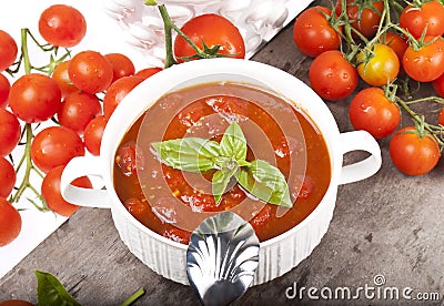 Tomato sauce Stock Photo