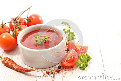 Tomato sauce Stock Photo